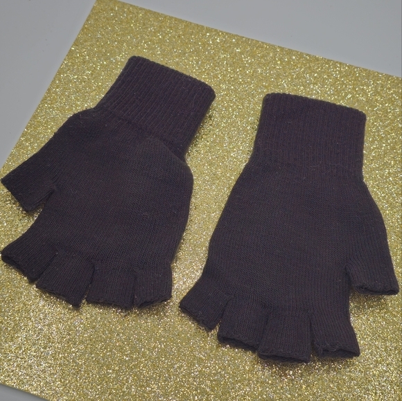 Y2K Hustler Talk Sh*t Get Hit Black & Pink Fingerless Gloves - Picture 3 of 6